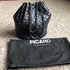 New From Germany PICARD premium leather bucket bag